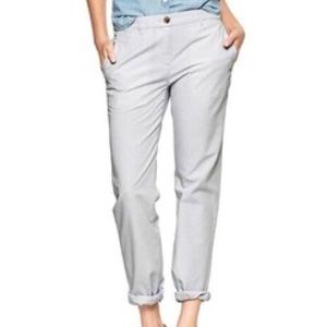 Gap broken-in white khaki pants